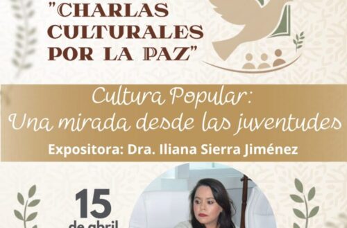 “Charlas Culturales por La Paz” abordará la cultura popular desde las juventudes en Chilpancingo