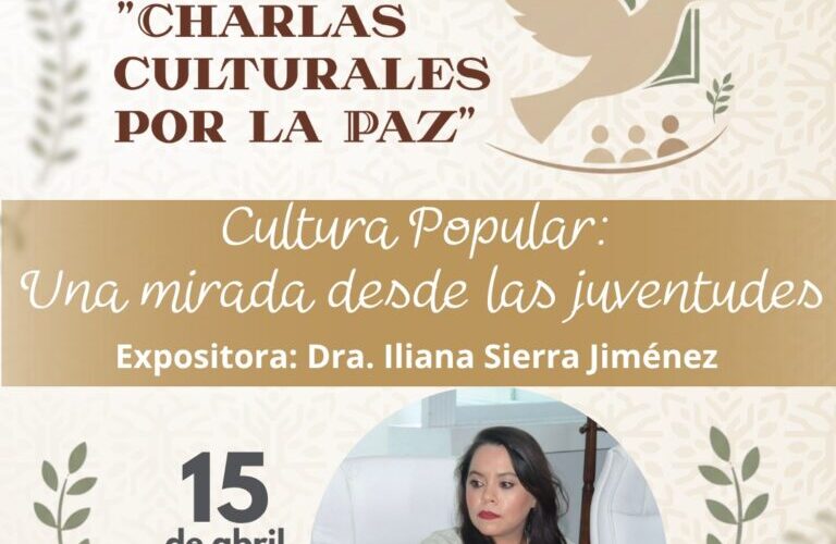 “Charlas Culturales por La Paz” abordará la cultura popular desde las juventudes en Chilpancingo