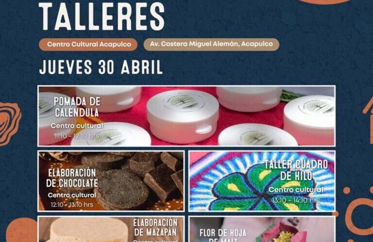 Acapulco se llena de tradición viva con talleres artesanales en el Tianguis Turístico 2026