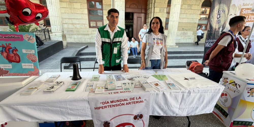 Promueven prevención y detección oportuna de la hipertensión