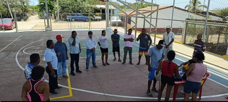 Recorrido de trabajo para dar seguimiento al proyecto de desazolve de la laguna de Chautengo