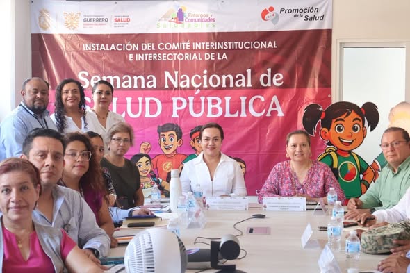 Instalan Comité Interinstitucional e Intersectorial para coordinar la Semana Nacional de Salud Pública 2026 en Guerrero