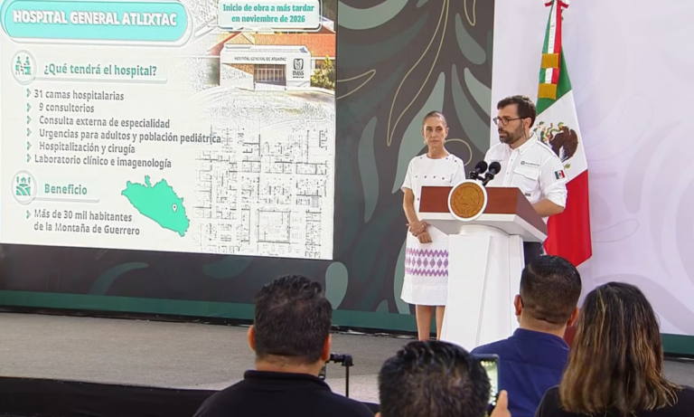 Anuncian construcción del nuevo Hospital IMSS-Bienestar en Atlixtac; atenderá una demanda histórica de la Montaña de Guerrero