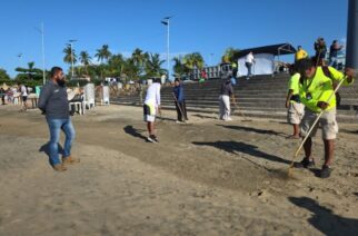 Realizan jornada de limpieza en Playa Papagayo