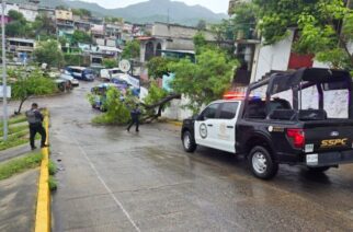 SSPC mantiene despliegue de apoyo y atención a la población ante lluvias en Acapulco
