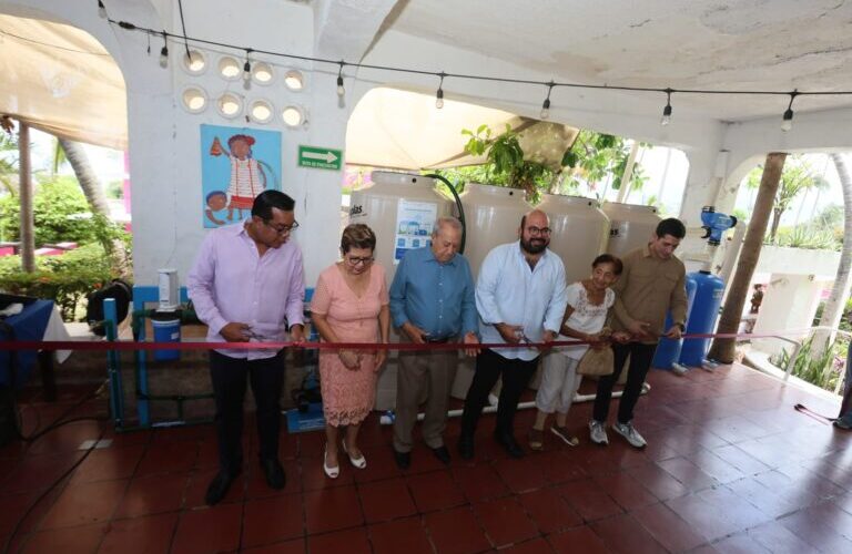 Fonatur y gobierno del estado ponen en marcha el Programa de Sistemas de Captación de agua pluvial en la zona Tradicional de Acapulco