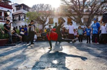 Se realizó el “4.º Aniversario del Estudio Hip Hop Danza y Cultura – Chinoboy”, en Plaza Borda de Taxco