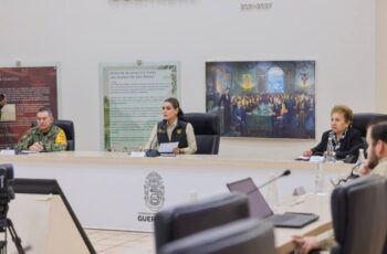 Evelyn Salgado mantiene vigilancia permanente a las condiciones de lluvias en Guerrero